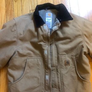 Men’s Insulated Carhartt Jacket - Duck Brown